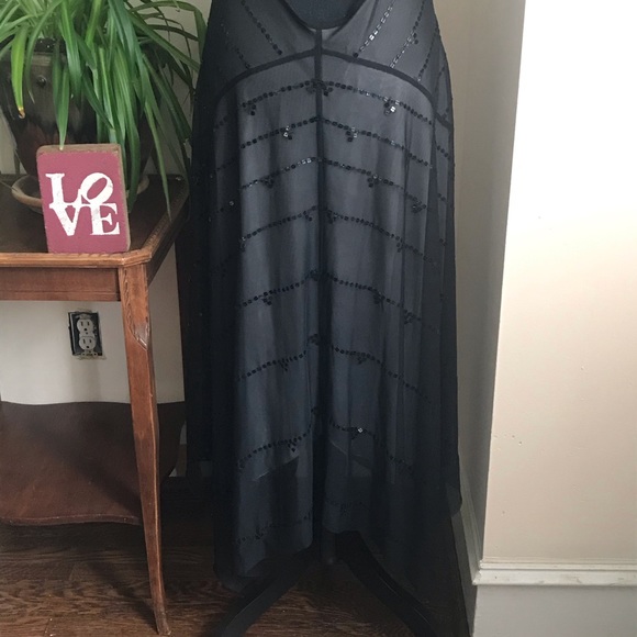 BCBG black halter sequin dress - Picture 6 of 8